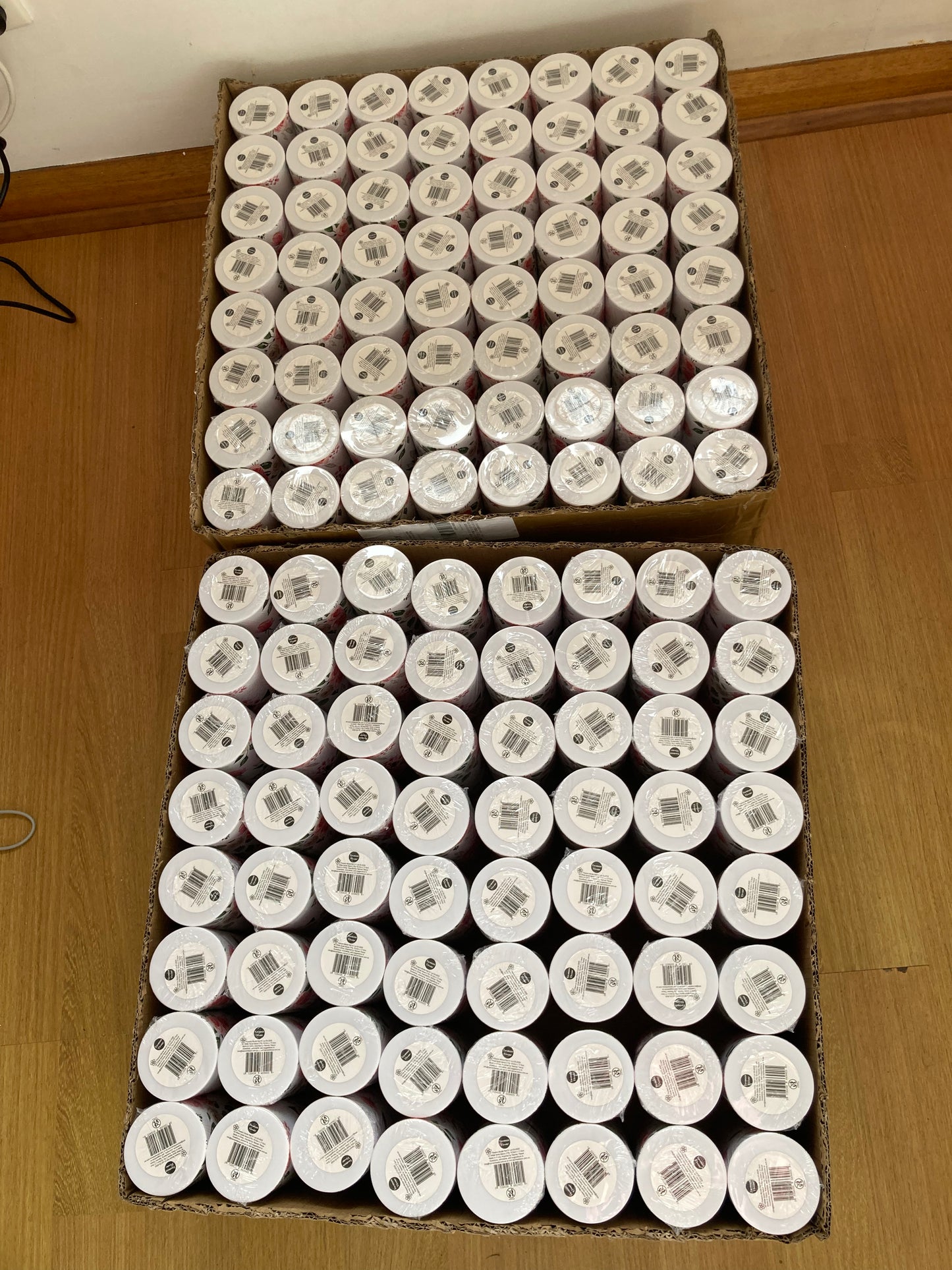 Bulk tissue cylindrical containers (Price per bulk)